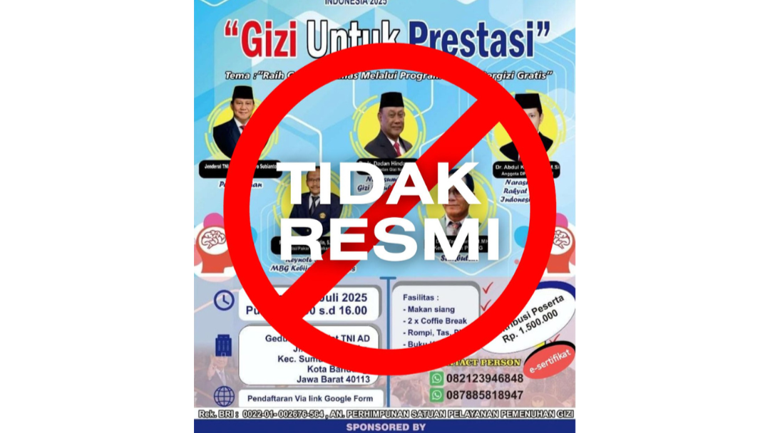 BGN Subulussalam Tegaskan Kegiatan Deklarasi dan Seminar PSPPG di Bandung Bukan Kegiatan Resmi