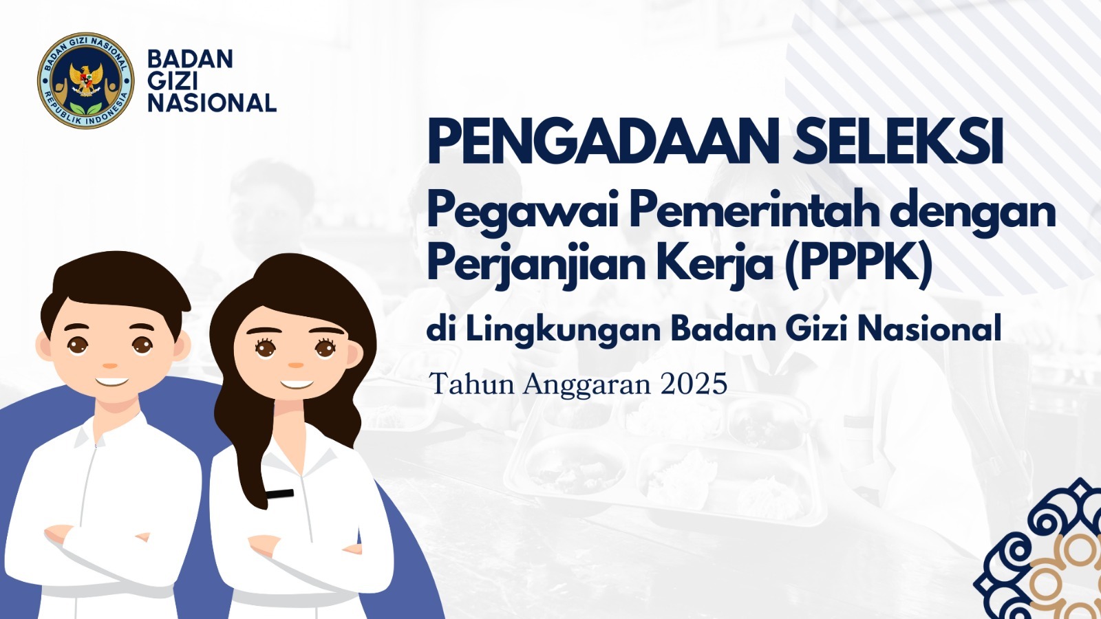 Pengumuman Seleksi Pengadaan Pegawai Pemerintah Dengan Perjanjian Kerja Tingkat Instansi Tahap II di Lingkungan Badan Gizi Nasional Subulussalam Tahun Anggaran 2025